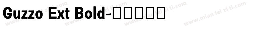 Guzzo Ext Bold字体转换